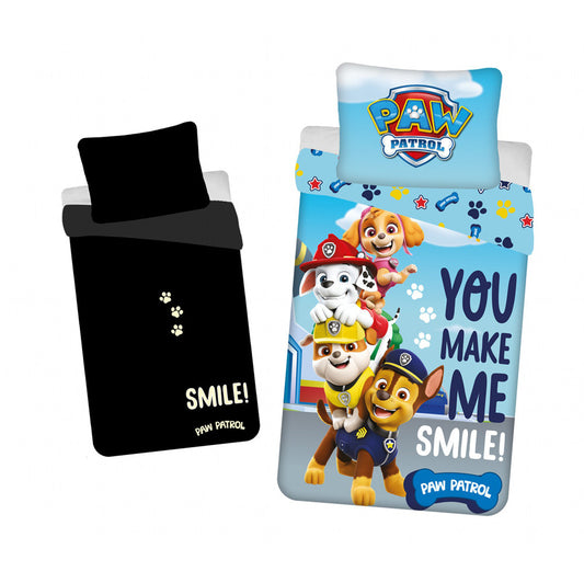 Пес патрул Make Me Smile Glow in the dark bedding комплект 140?Ч200см, 70?Ч90 см