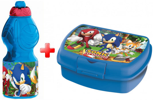Таралежът Соник water bottle and sandwich box комплект