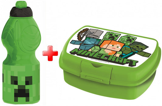 Майнкрафт bottle and sandwich box комплект