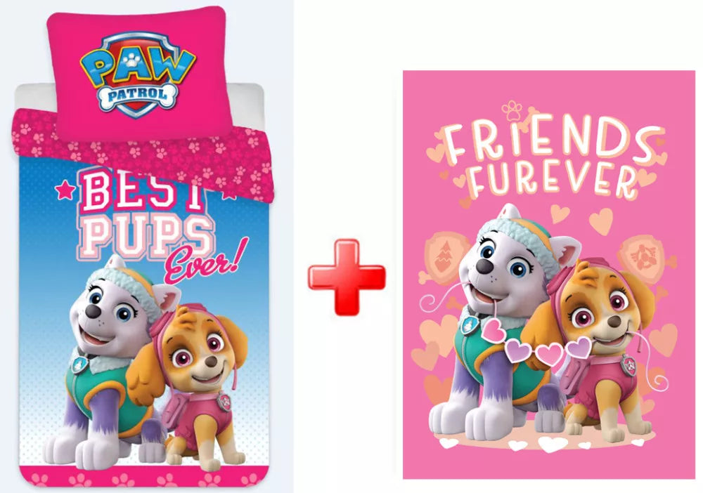 komplekt spalno belio i odeqlo pes patrul paw patrol