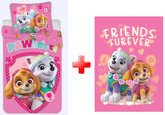 komplekt spalno belio i odeqlo pes patrul paw patrol