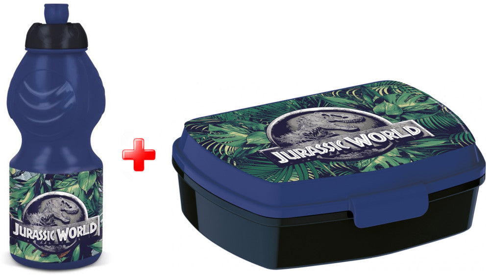Джурасик свят Tropical water bottle and sandwich box комплект