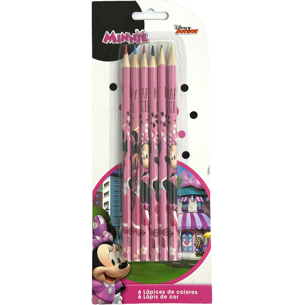 Дисни Мини  coloчервен pencils, pack of 6
