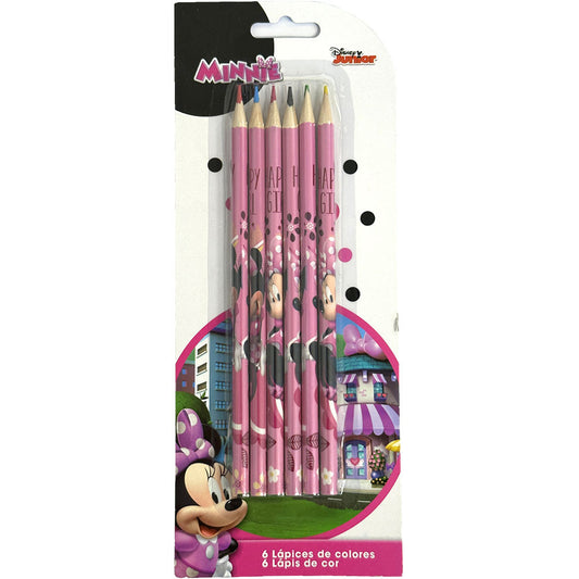 Дисни Мини  coloчервен pencils, pack of 6