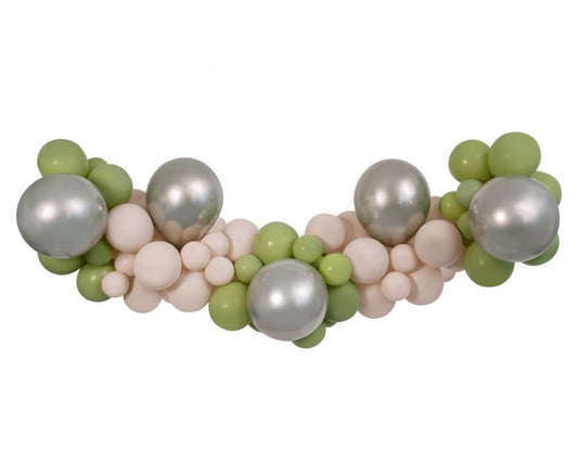 Цвят Champagne-Latte Балон, garland комплект with 65 pieces