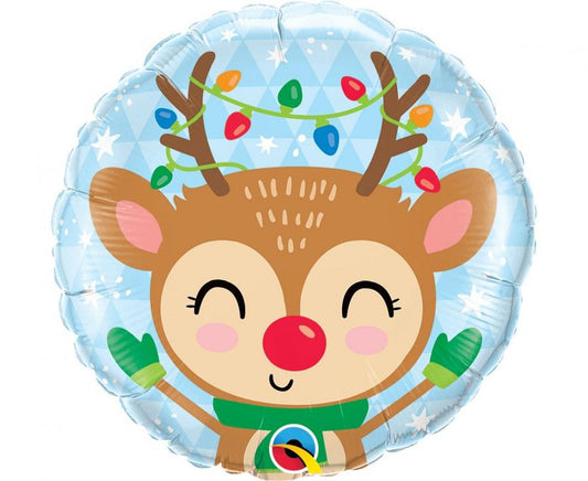 Коледа Reindeer, Reindeer i фолио балон 46 см