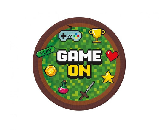 Gamer Game On Играчка пластамасова чиния 6 pieces 18 см
