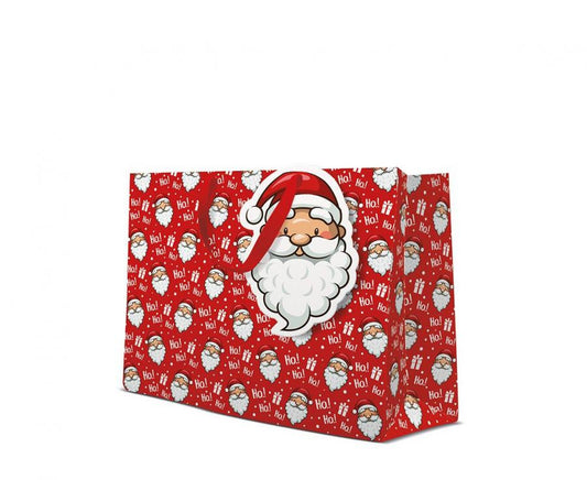 Коледа Ho ho ho i paper подаръчна торбичка  33.5x26.5x13 см