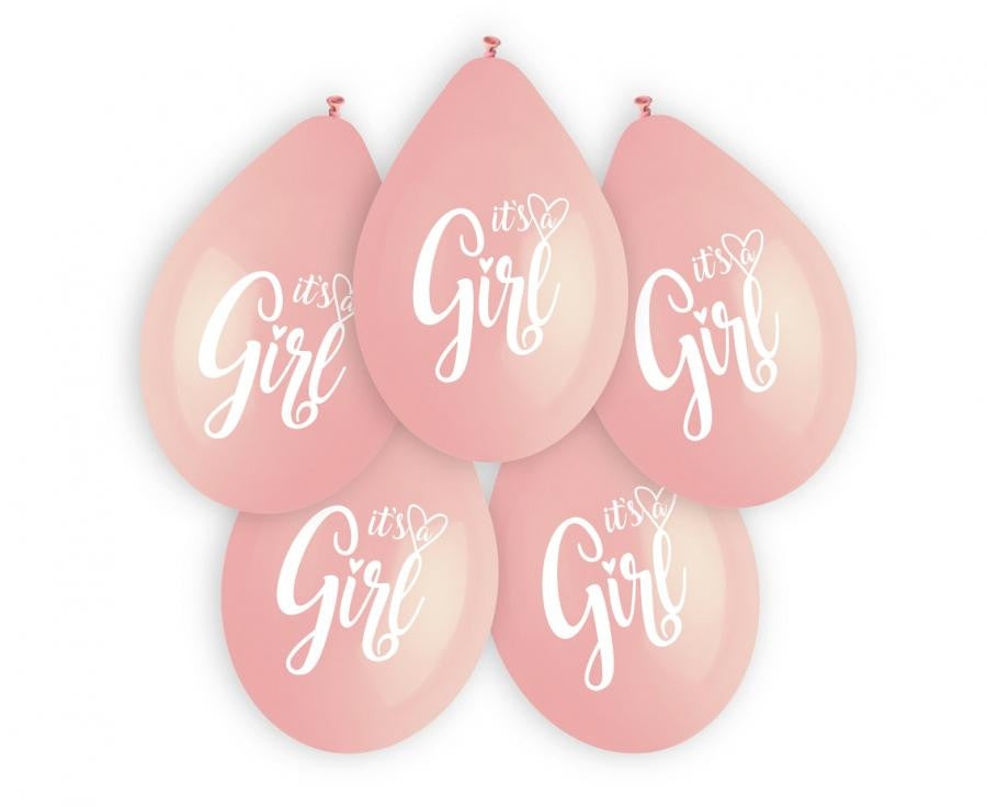 Бебе It's a Girl hanging Балон, 5 части 13 inch (30 см)