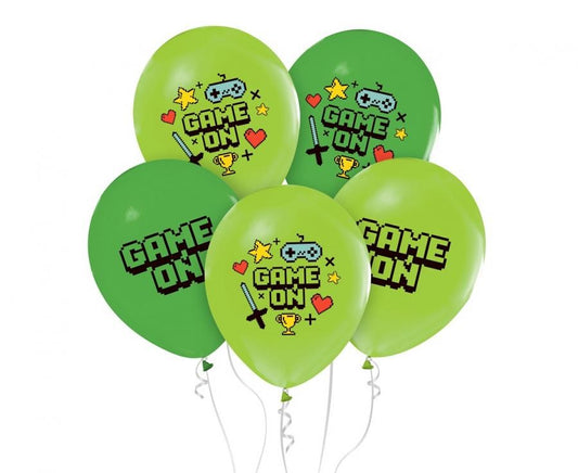 Gamer Game On Играчка Балон, 5 части 12 inch (30см)
