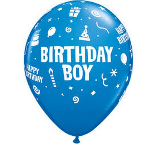 Честит Рожден ден Син Честит Рожден ден Boy Балон, 6 части 11 inches (28 см)