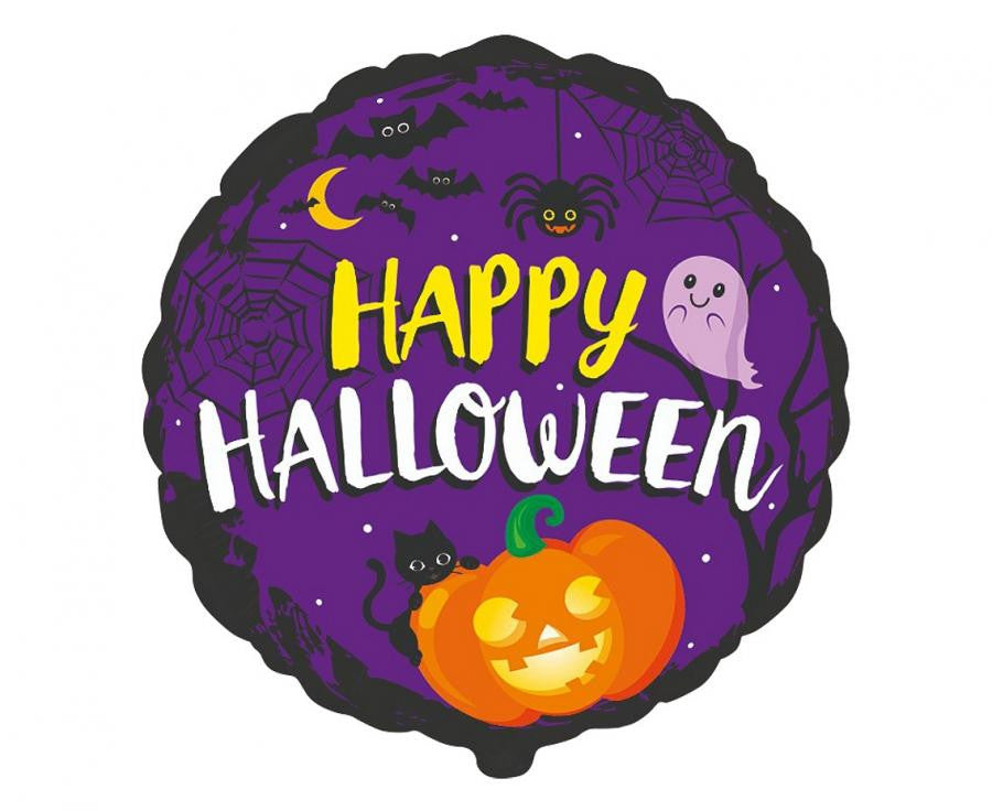 Хелоуин  Happy Purple фолио балон 48 см (WP)