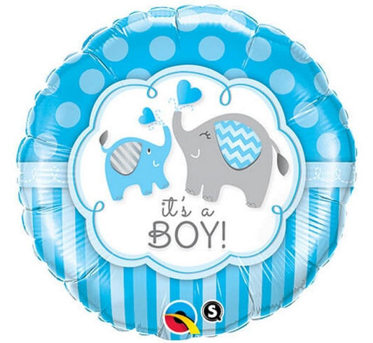 Честит Рожден ден Слон It's a Boy фолио балон 46 см