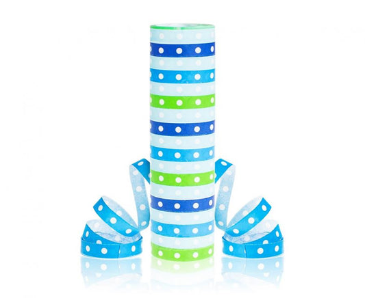 Цвят Син-Green Dots, Син-Green streamer 4 m