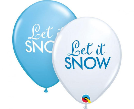 Коледа Let it Snow Балон, 6 части 11 inch (30 см)