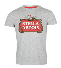 Стела Артоа Grey Мъже's short t-shirt, top M-XXL
