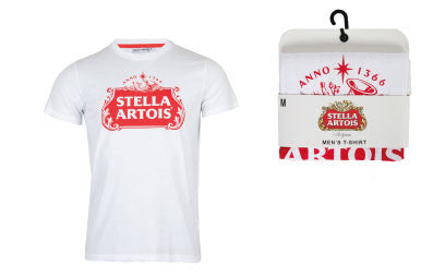 Стела Артоа White Мъже's short shirt, top M-XXL