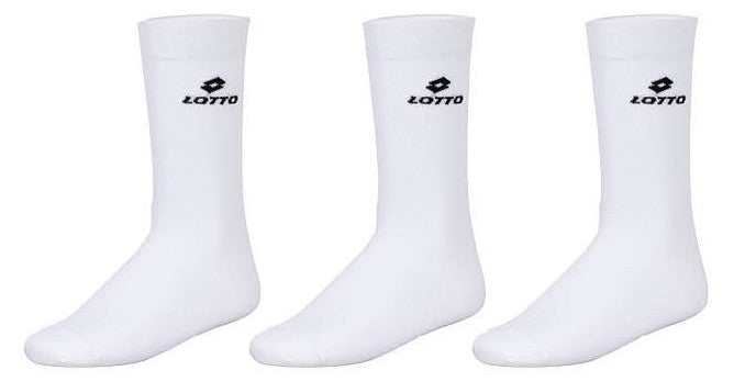 Lotto White Мъже's Чорапи, 43/46