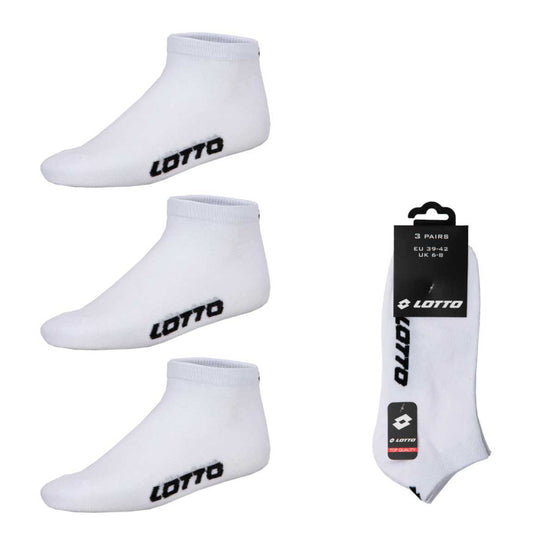 Lotto White Мъже's invisible Чорапи, 36/42