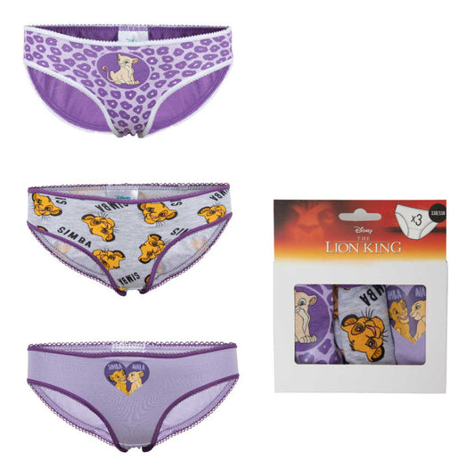 Дисни Цар Лъв Simba детски Бельо, pack of 3 бикини