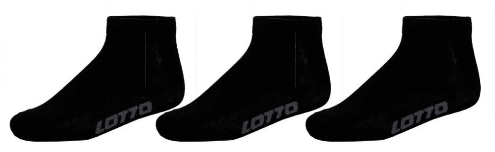 Lotto Черен Мъже's no-show Чорапи, 39/42