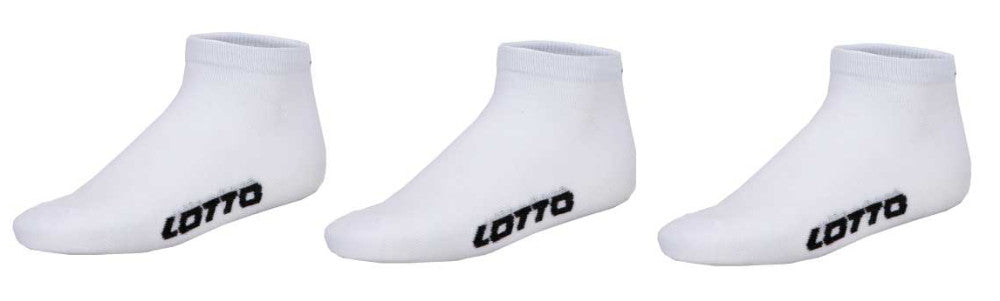 Lotto White Мъже's no-show Чорапи, 43/46