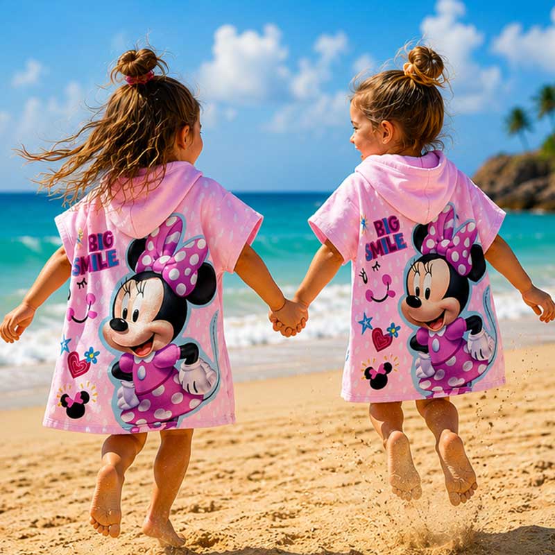 poncho za momiche Minie Mouse