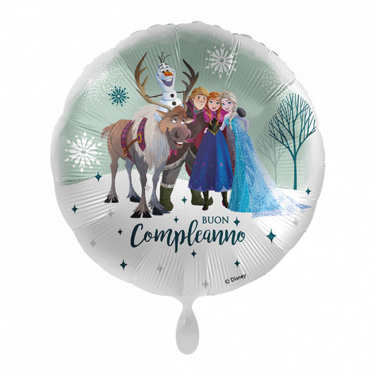 Дисни Замръзналото Кралство Team Buon Compleanno фолио балон 43 см