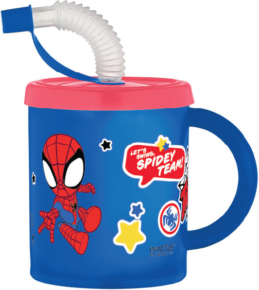 Спайдърмен  Spidey Straw Cup, Plastic 210 ml