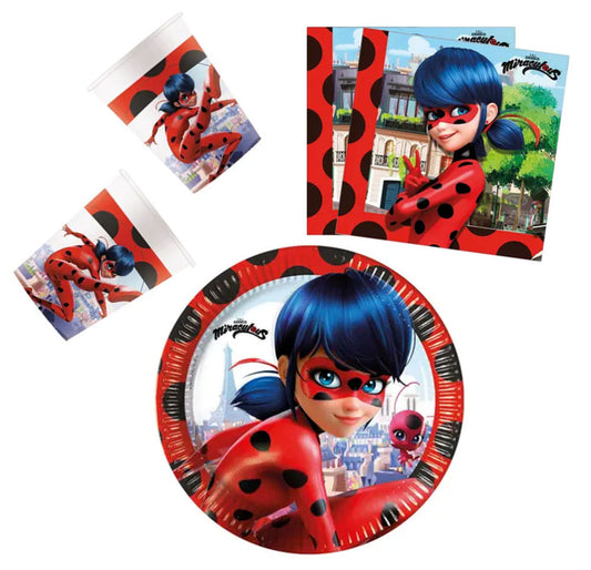 Чудодейна калинка Hero Парти комплект 36 части with 23 см plate
