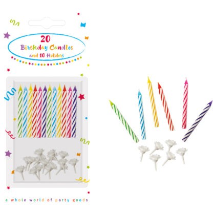Цвят рожден ден candle комплект, 20 части
