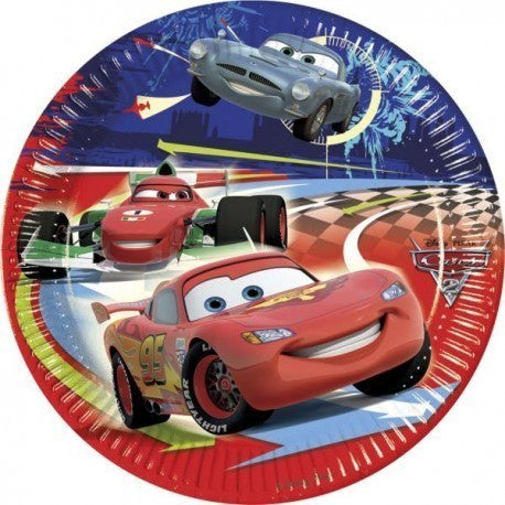 Дисни Кола Arena Race пластамасова чиния 8 части 23 см
