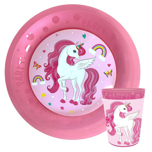 Еднорог Дъга Colors micro premium plastic комплект