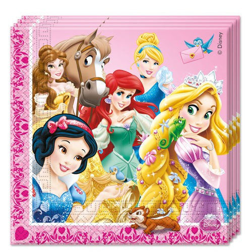 Дисни Принцеса napkin pack of 20 33x33 см