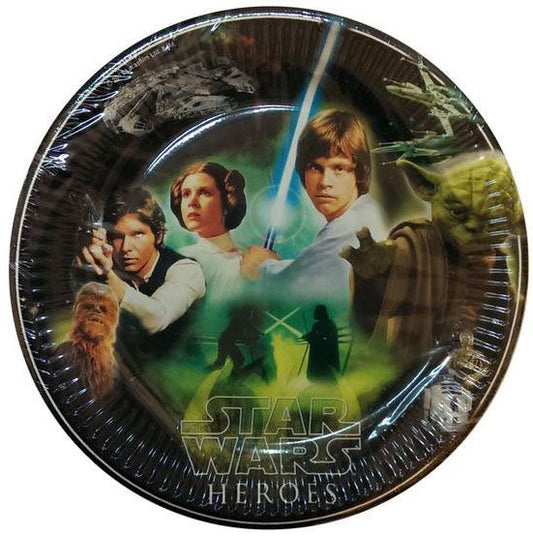 Междузвездни войни Heroes пластамасова чиния 8 части 23 см