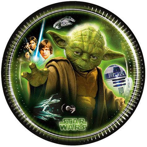 Междузвездни войни Heroes пластамасова чиния 8-pack 19.5 см