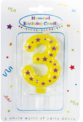 Цвят cake candle, число candle 3