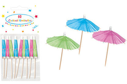 Цвят Umbrella Cocktail Stirrers Pack of 10
