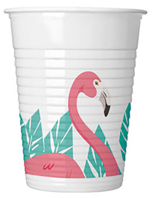Фламинго Розов plastic Чаши 8 части 200 ml