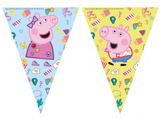dekorativen girlqnd baner pepa pig