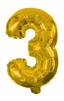 Номер G , Гигант Номер 3 Фолиев балон 85 см