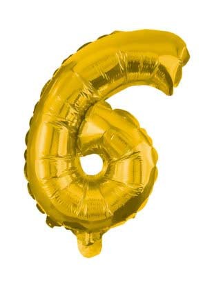 Номер G , Гигант Номер 6 Фолиев балон 85 см