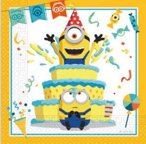 Миниони  The Rise of Gru napkin комплект от 20 33x33 см