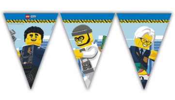 Лего City flag garland FSC