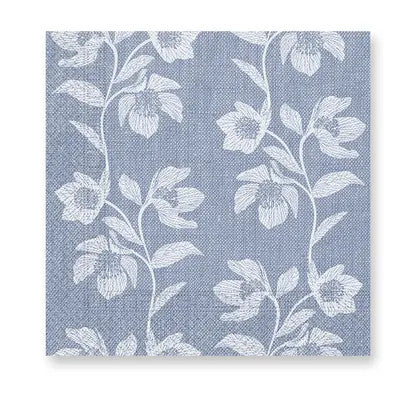 Цвете Turquoise Цветеs napkin pack of 20 33x33 см