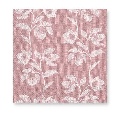 Цвете Розов Цветеs os napkin 20 части 33x33 см