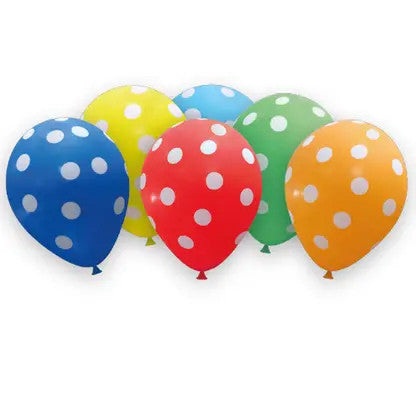 Цвят Colorful Dots, Балон, 6 части