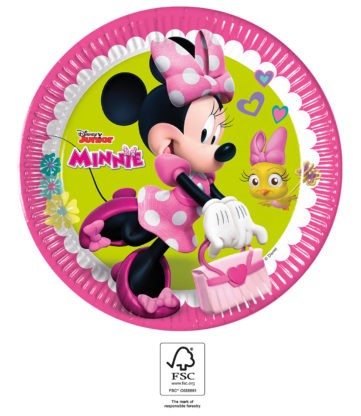 Дисни Мини  Happy Helpers пластамасова чиния 8 части 23 см FSC