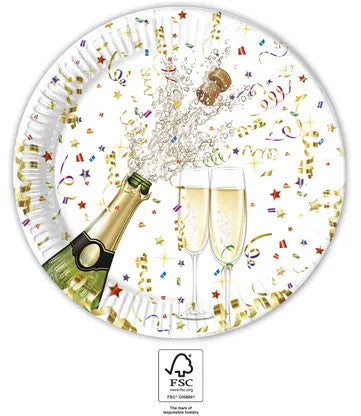 Sparkling Celebration Sparkling Celebration пластамасова чиния 8 части 23 см FSC