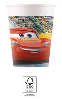 Дисни Кола Arena Race Paper cup 8 части 200 ml FSC
